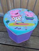 Pouf de rangement Peppa Pig