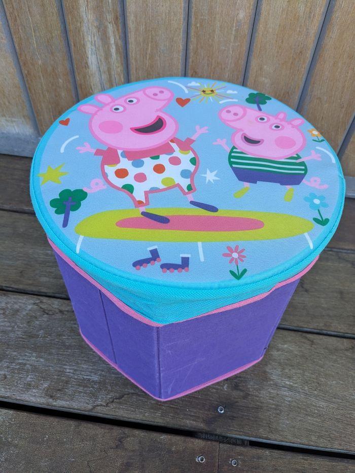 Pouf de rangement Peppa Pig - photo numéro 1