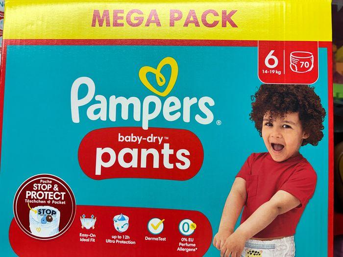 Pampers Baby dry Pants mega pack taille 6 ( 70 couches ) neuf