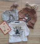 Lot de 3 Tee shirt manche longue Lulu castagnette