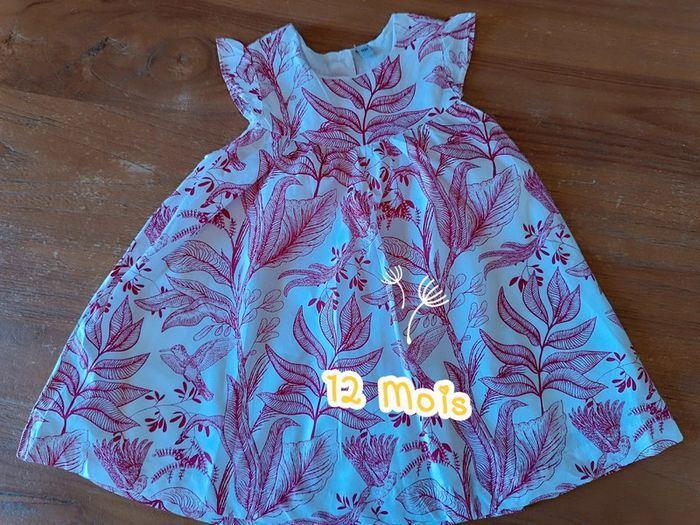 Lot de 3 robes bébé fille + bandeaux tête - photo numéro 3