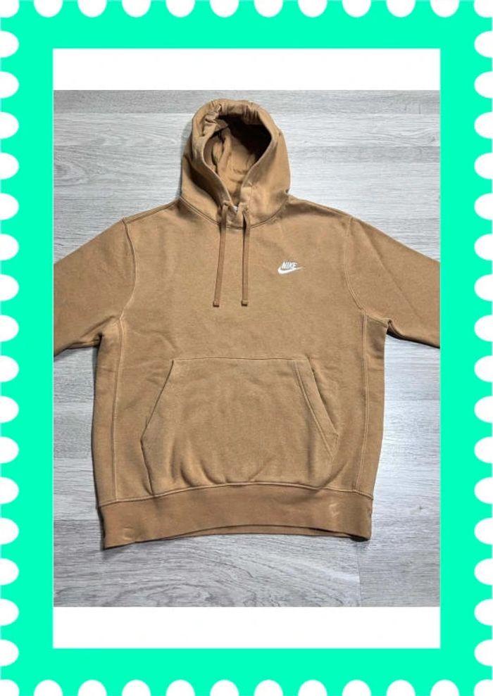 👕 Sweat à capuche Nike logo brodé Or moutarde Taille S 👕 - photo numéro 5