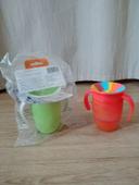 2 tasses / verres d'apprentissage munchkin