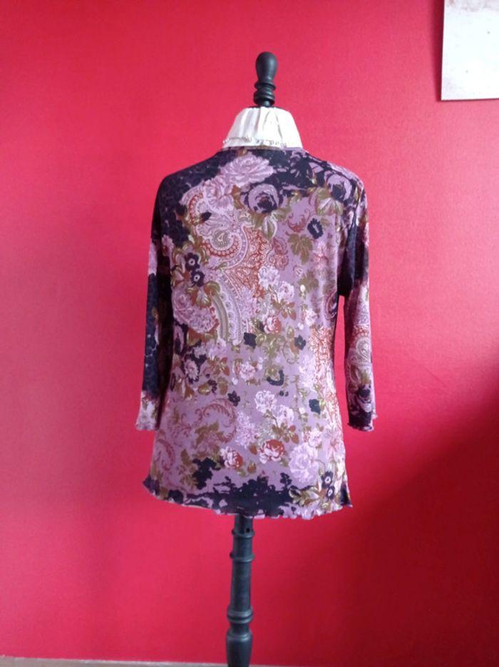 Blouse taille 44 Mauve et multicolore - photo numéro 4