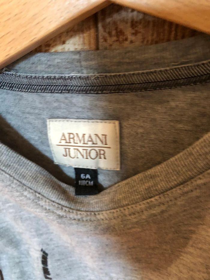 Tee shirt manches longues Armani Junior - photo numéro 5