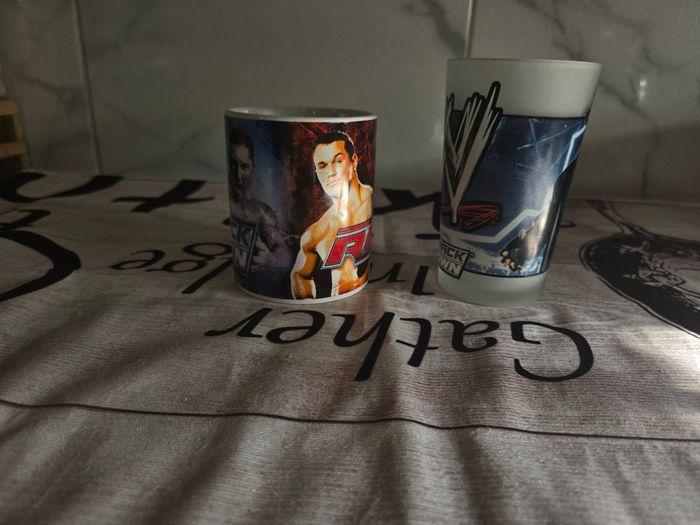 Lot wwe 1 tasse + 1 verre - photo numéro 3