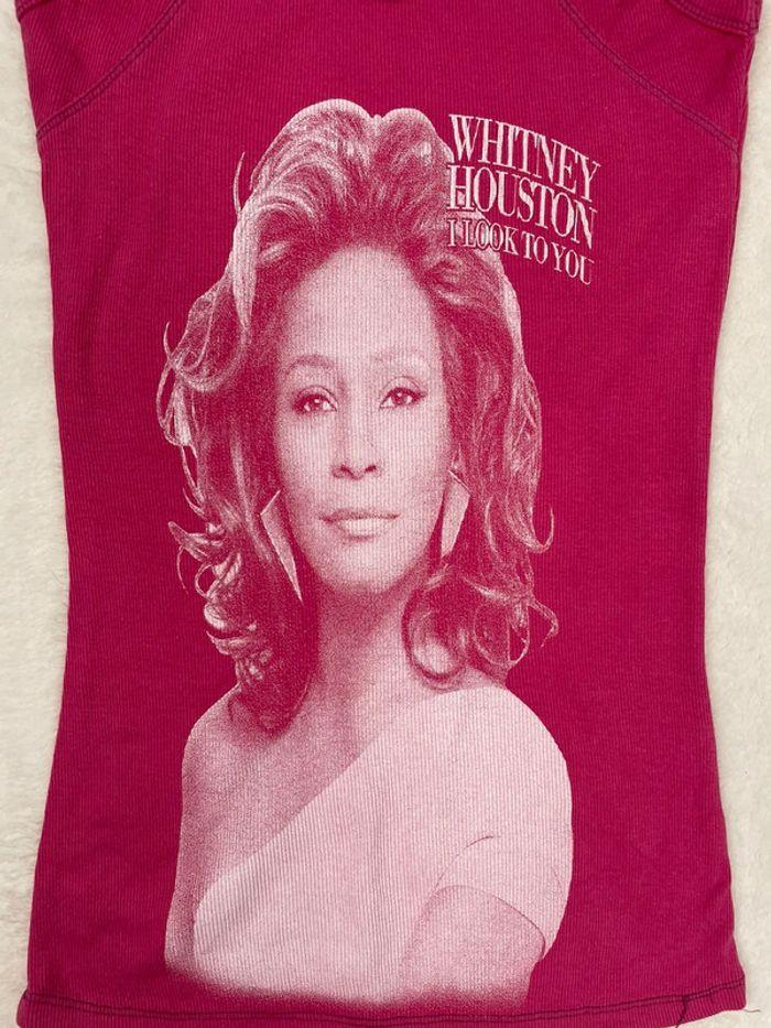 Pink Y2K tank top Whitney Houston XS/S - photo numéro 2