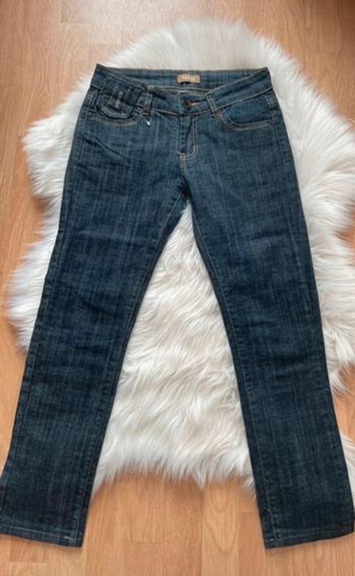 Jean taille basse skinny Texto vintage taille S/36 Neuf sans étiquette - photo numéro 1