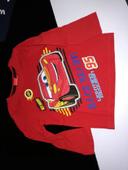 Tee shirt cars 3 ans