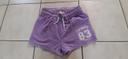 Short mauve 12 ans