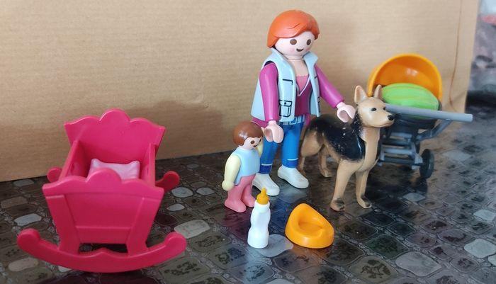 Playmobil famille monoparentale avec berger allemand - photo numéro 3