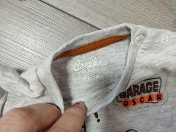 T-shirt ours bricoleur creeks 3 mois - photo numéro 2