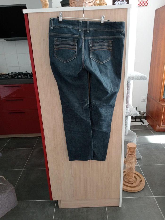 Jeans bleu droit taille 40/42 - photo numéro 3