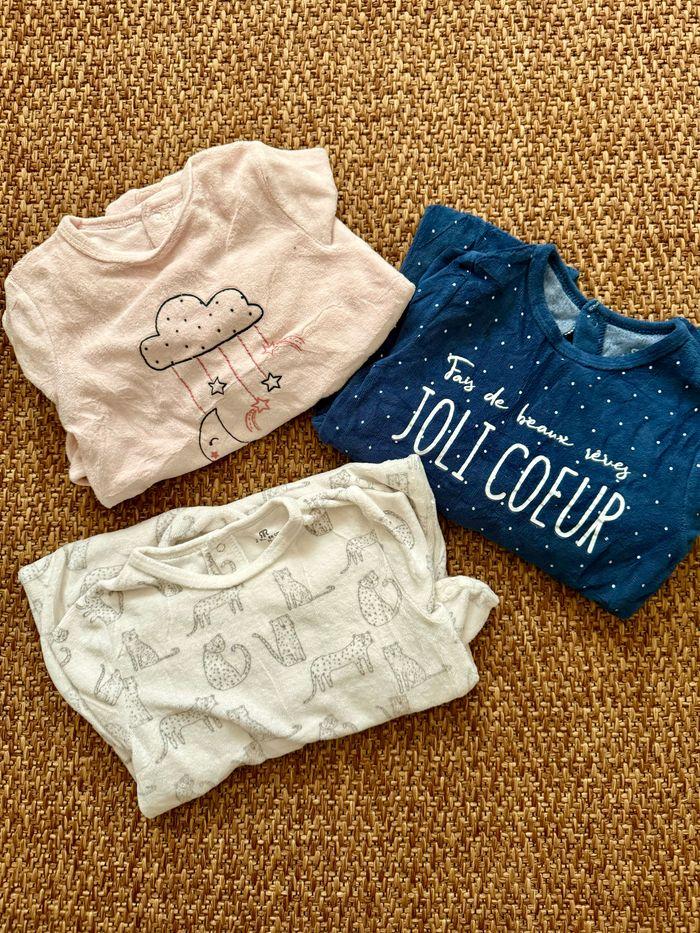 Lot de 3 pyjamas velours 2ans/86cm La Redoute - photo numéro 1