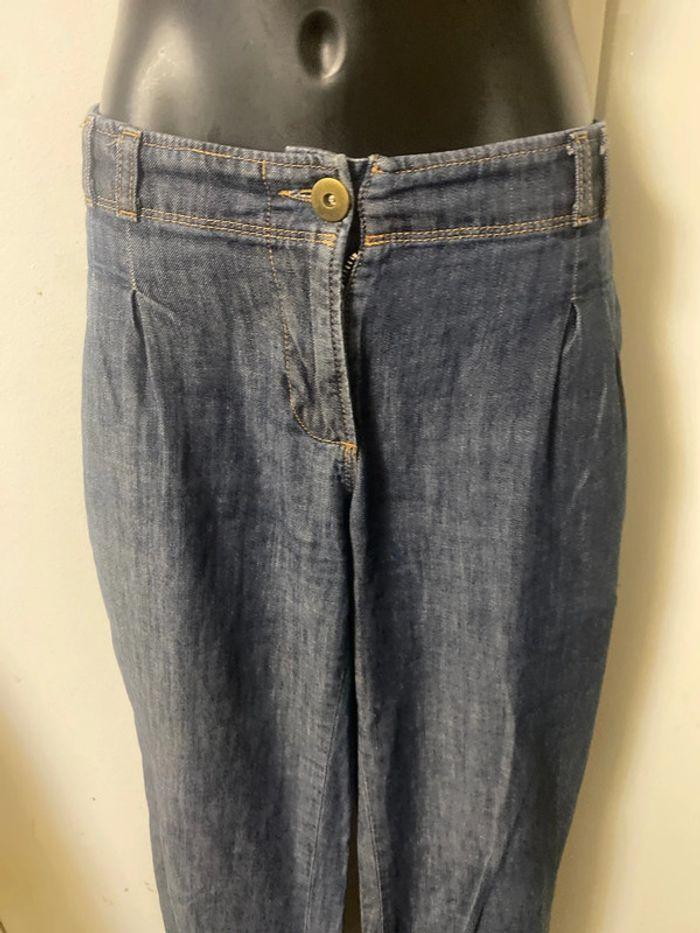 Pantalon jean à jambes larges. Taille 38 - photo numéro 7