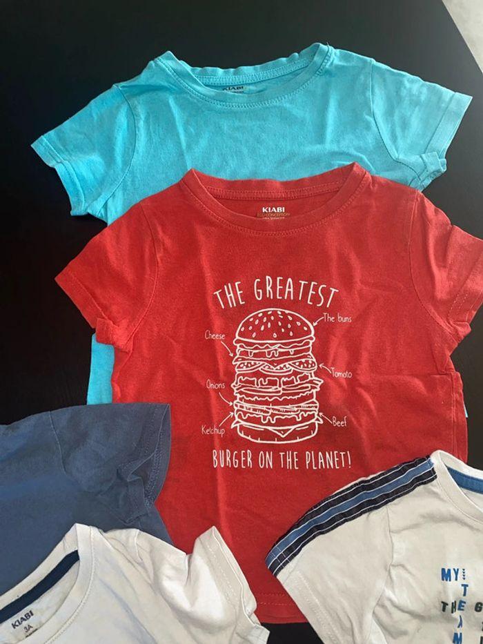 Lot de 5 t-shirt manche courte garçon 3ans - photo numéro 3