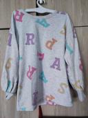 Pull gris lettres multicolore 6 a 7 ans h&m