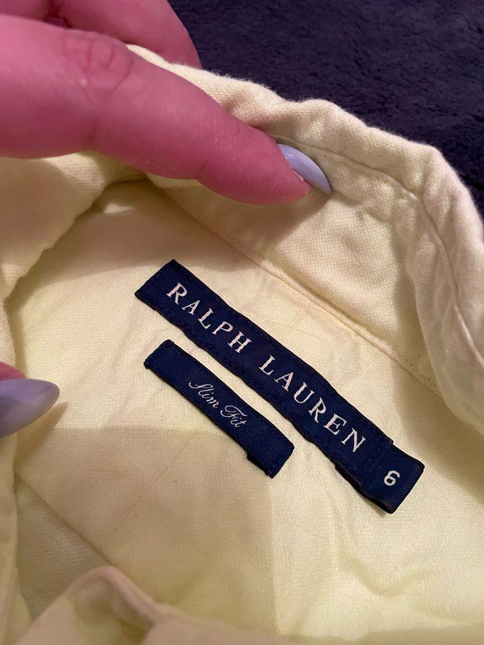 Chemise Ralph Lauren verte citron - photo numéro 5