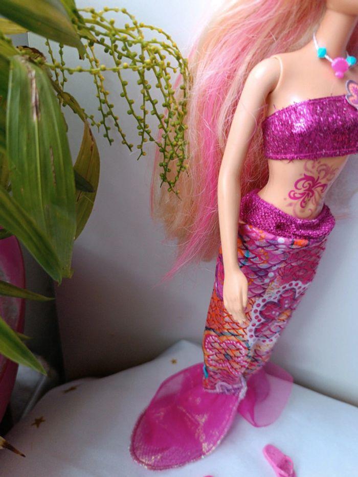 Poupée doll Barbie mattel mermaid secret sirène vêtement reversible surfeuse merliah 1999 - photo numéro 9