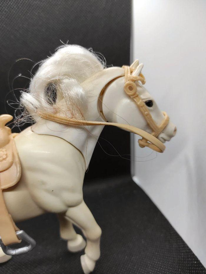 CHEVAL blanc articulé white  articulated horse #geektradelanard - photo numéro 2