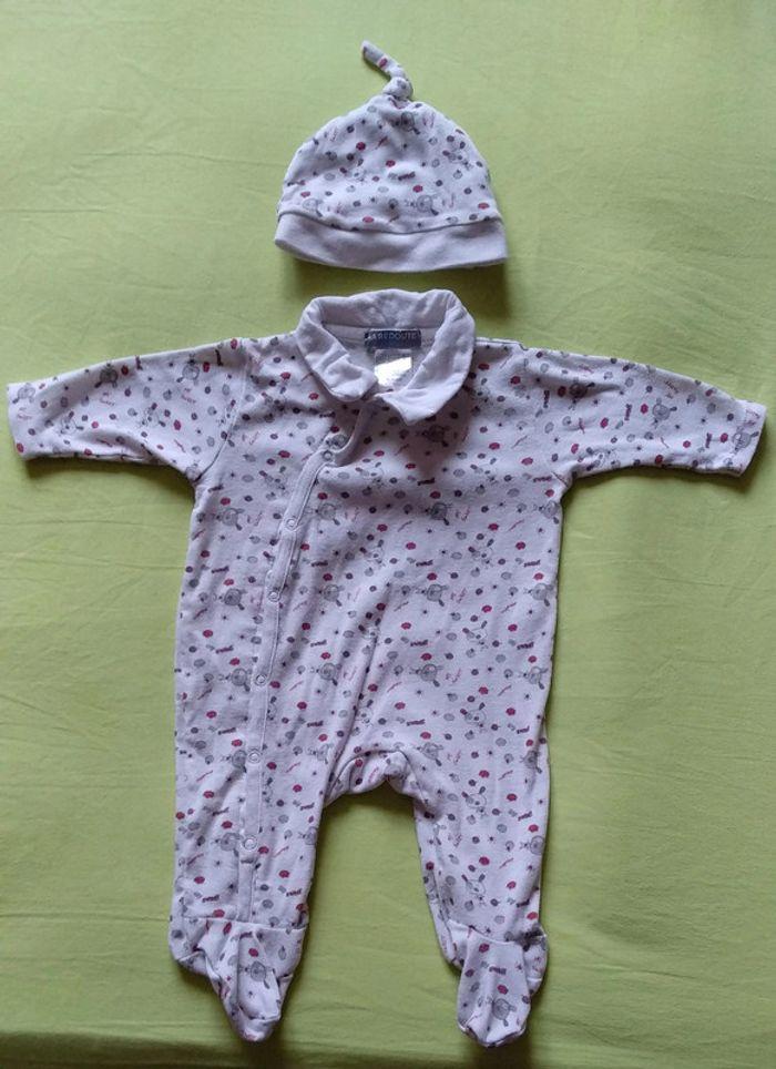 Pyjama garçon 1 mois et bonnet