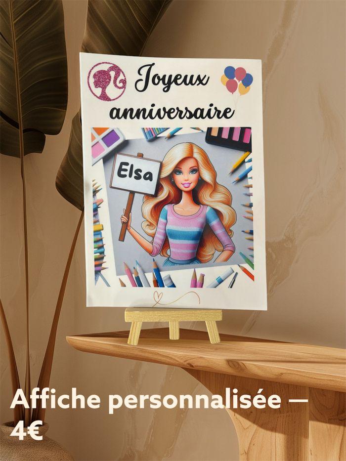 Affiche d’anniversaire