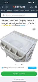 Table en langer + baignoire