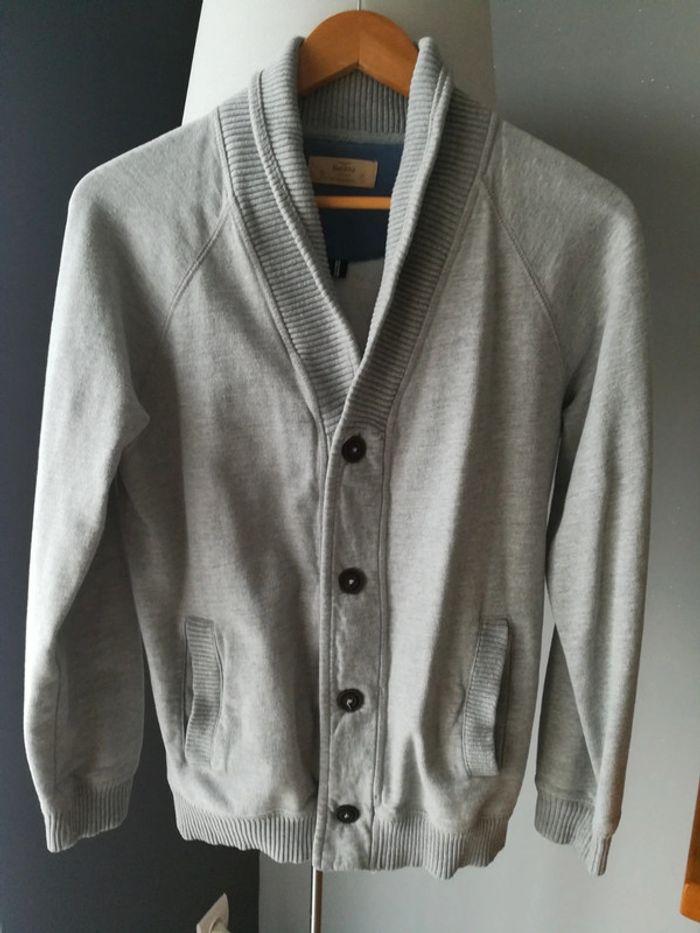 Gilet gris homme taille S Bershka - photo numéro 1