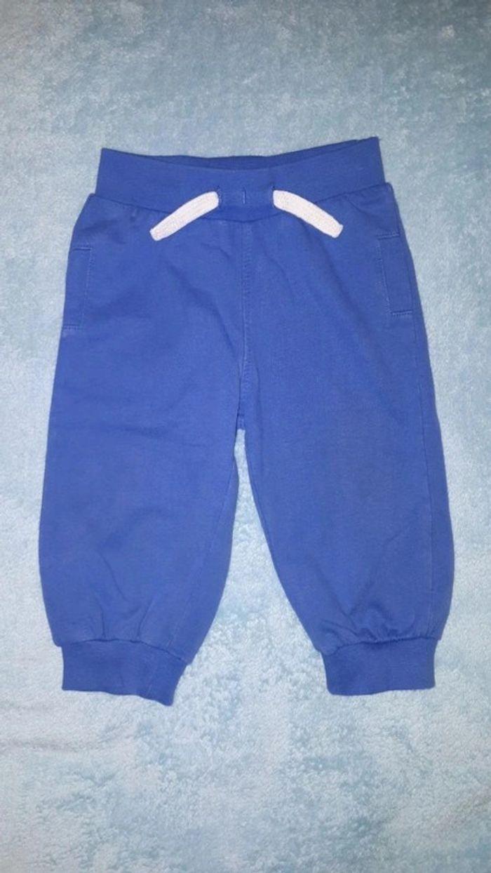 Pantalon jogging bleu C&A 12 mois - photo numéro 1