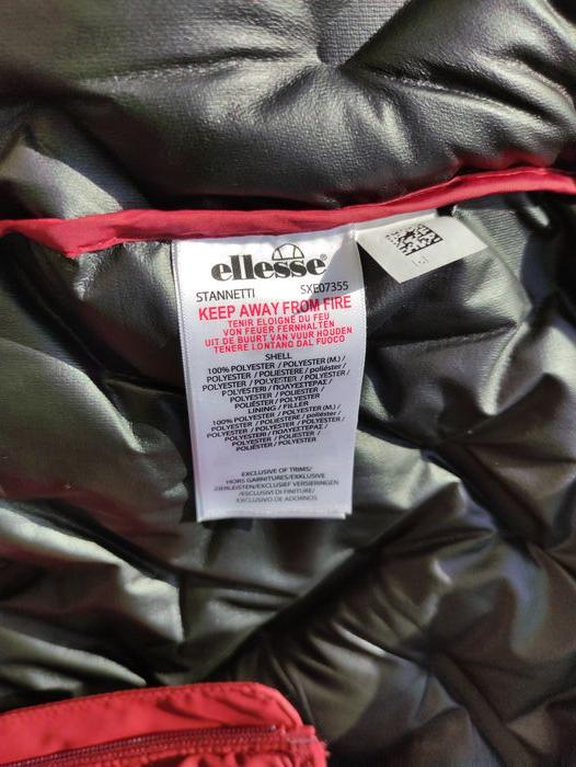 Manteau Ellesse rouge XL - photo numéro 4