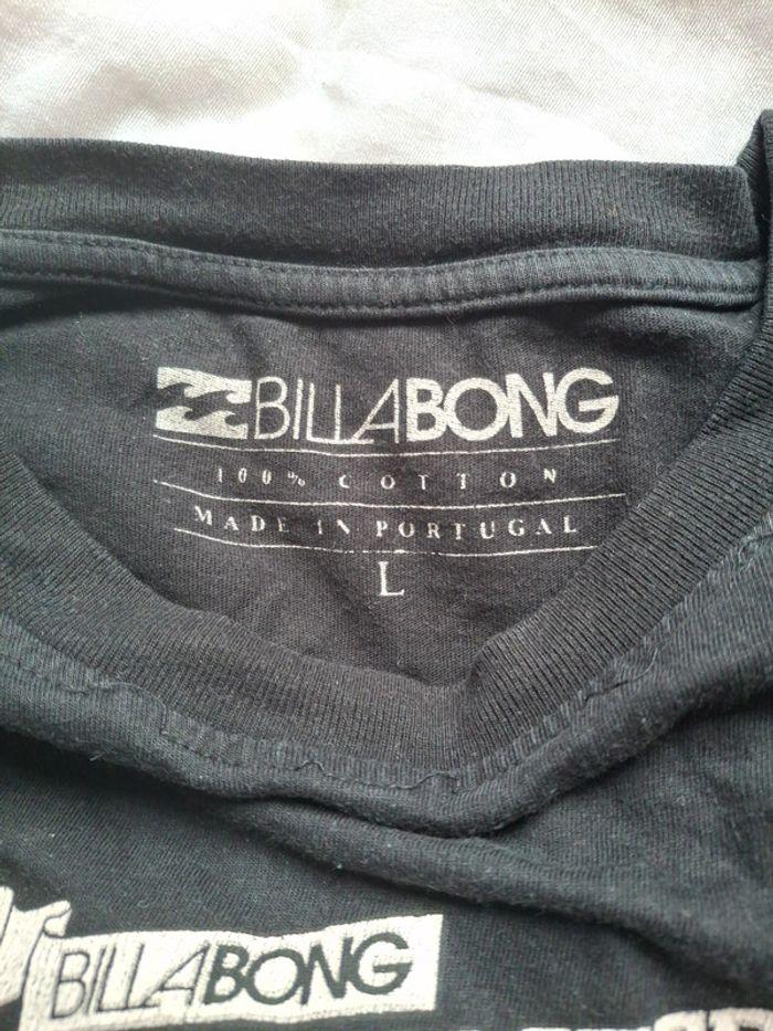 T-shirt noir et blanc BillaBong - photo numéro 4