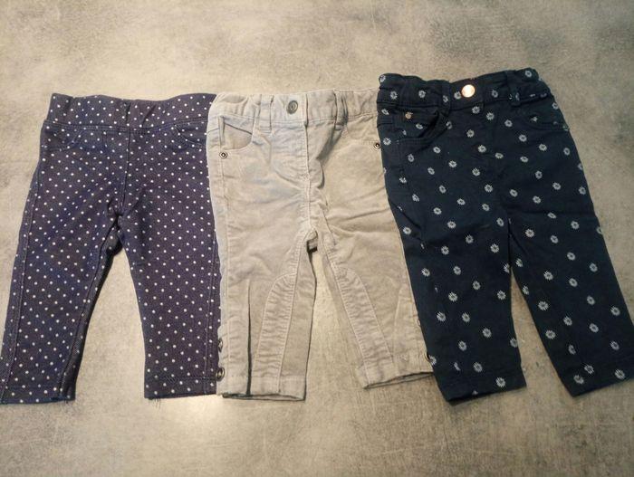 Lot de 3 pantalons taille 3 mois - photo numéro 1