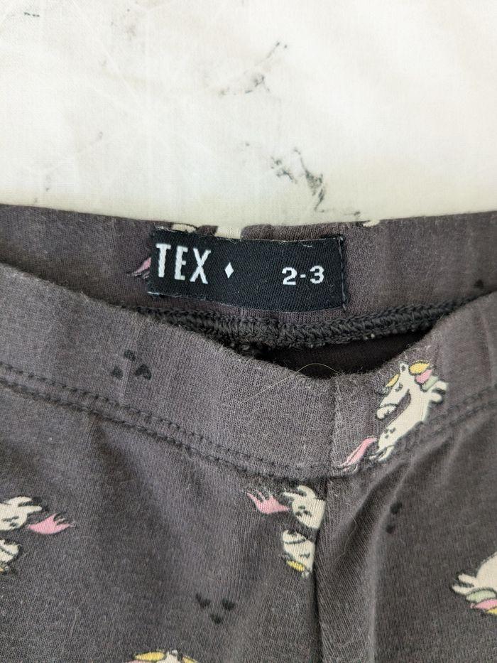 Legging gris à licornes Tex 2/3ans - photo numéro 4