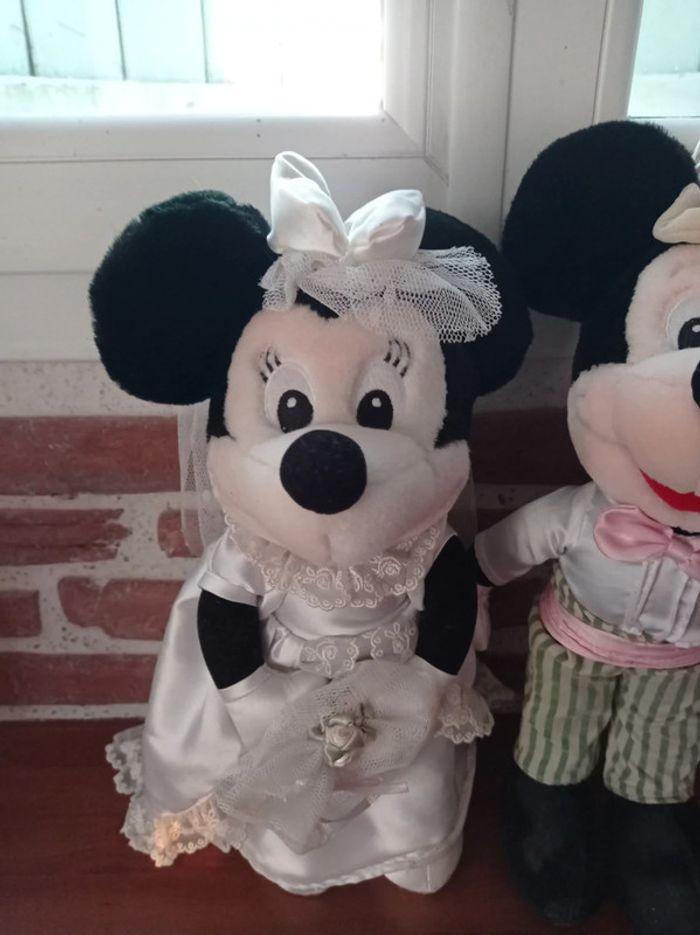 Peluche Mickey Minnie mariés - photo numéro 2