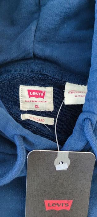 Sweat capuche bleu pour homme taille XL marque Levi's - photo numéro 6