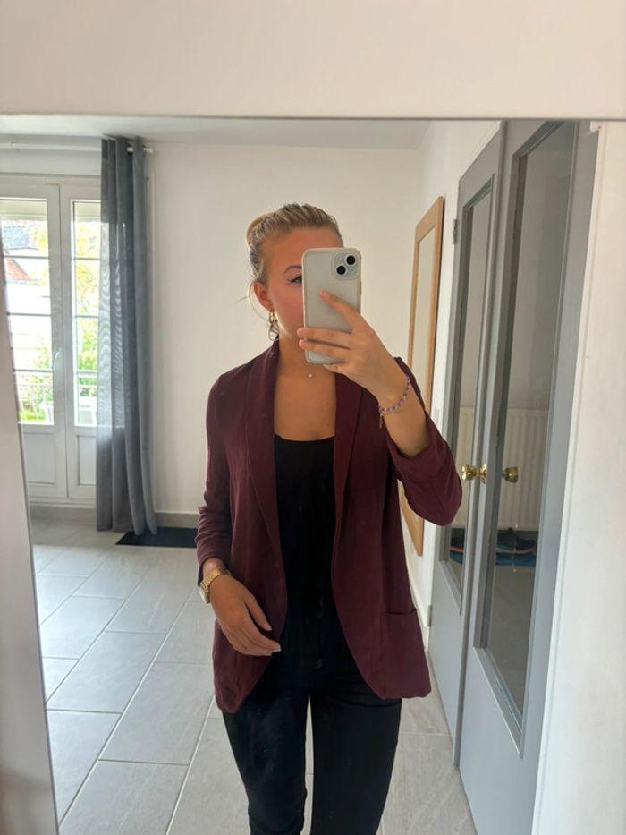 Petite veste bordeaux pimkie - photo numéro 1