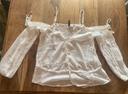 Chemisier blanc transparent H&M