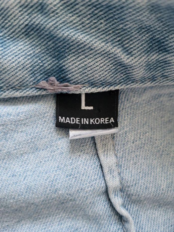 Jean bleu clair Taille haute Made in Korea T.38 - photo numéro 5