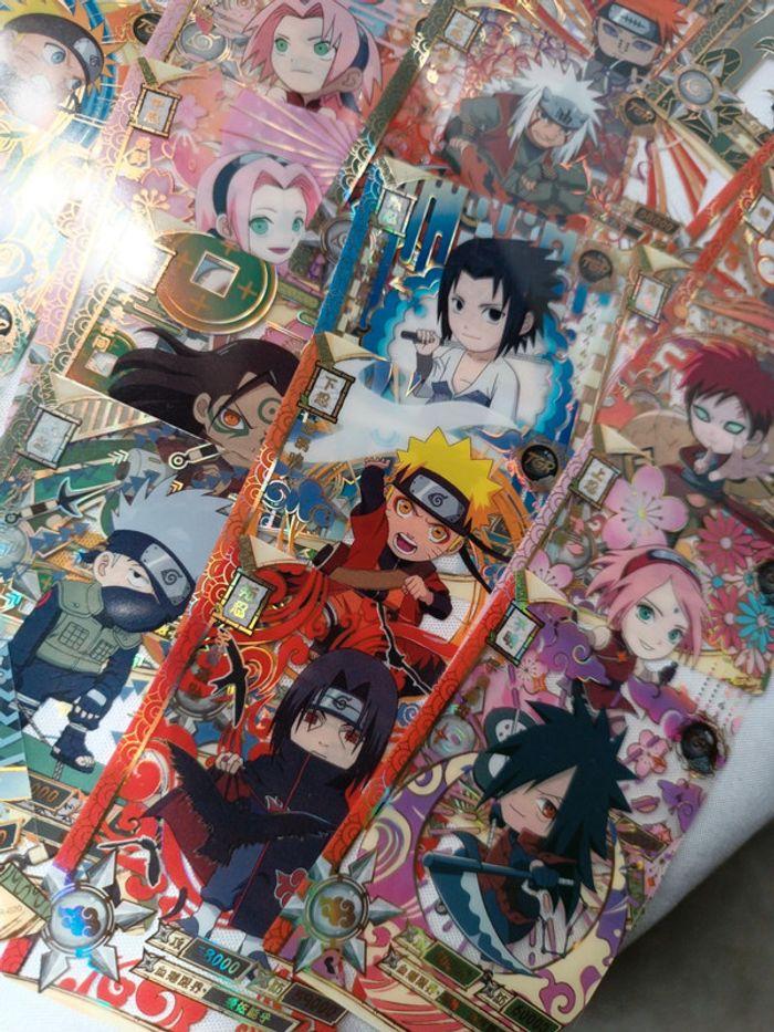 Carte card Naruto rigide transparente japonaise manga animé tcg tgr kayou lot set booster - photo numéro 4