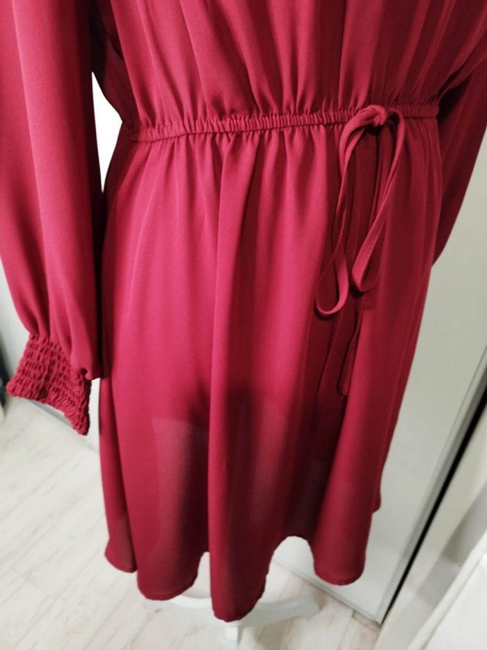 Robe fine printemps été et soirée  bordeaux  femme taille 40 , L 💗 - photo numéro 12