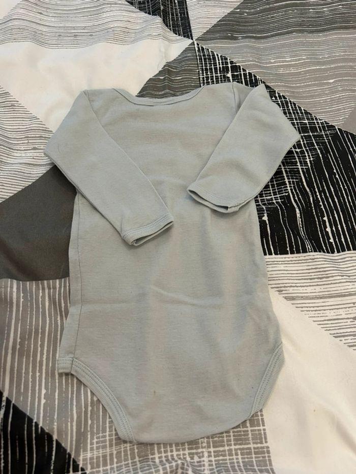 Body manche longue bleu petit bateau taille 6 m - photo numéro 4