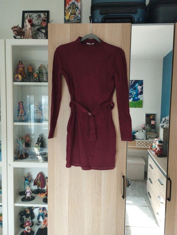 Robe pull bordeaux Tally Weijl - Taille M 38 - photo numéro 2