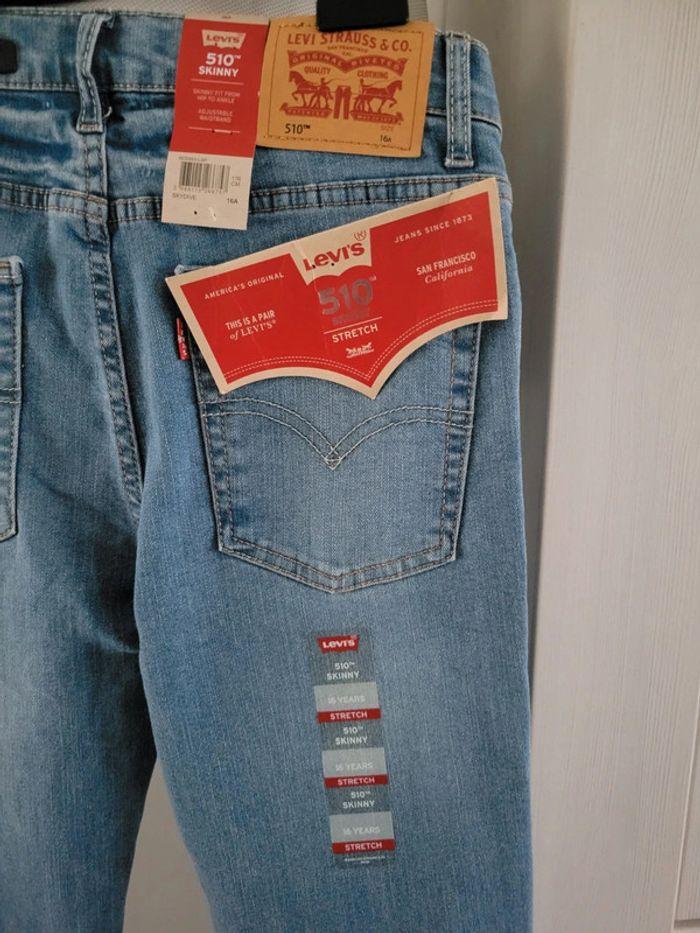 Jeans skinny Levi's 510  fille 16 ans neuf avec étiquette - photo numéro 7