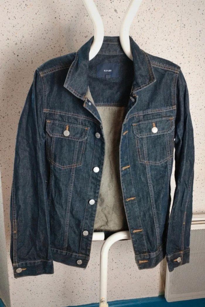 Veste en jean bleu foncé - photo numéro 1