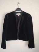 Veste en velours noire vintage