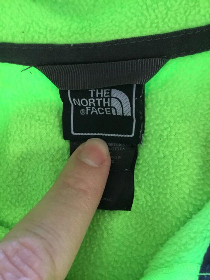 Veste polaire pour garçon The North Face vert fluo taille L (14/16 ans) 096 - photo numéro 11