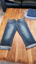 Jeans pantacourt