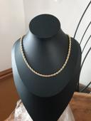 Collier maille torsade