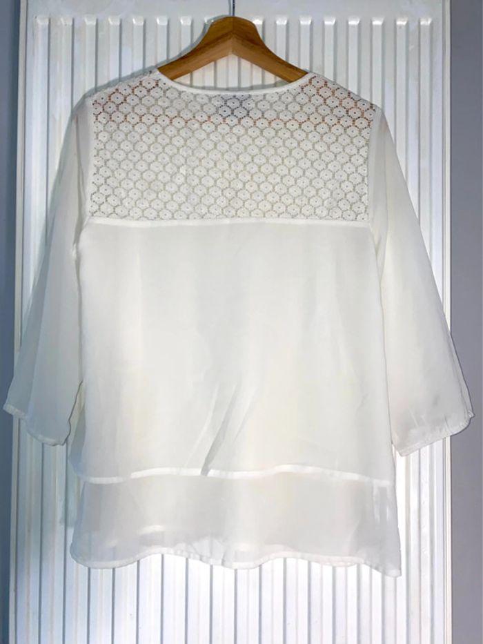 Blouse blanche Vero Moda - taille XS - photo numéro 3