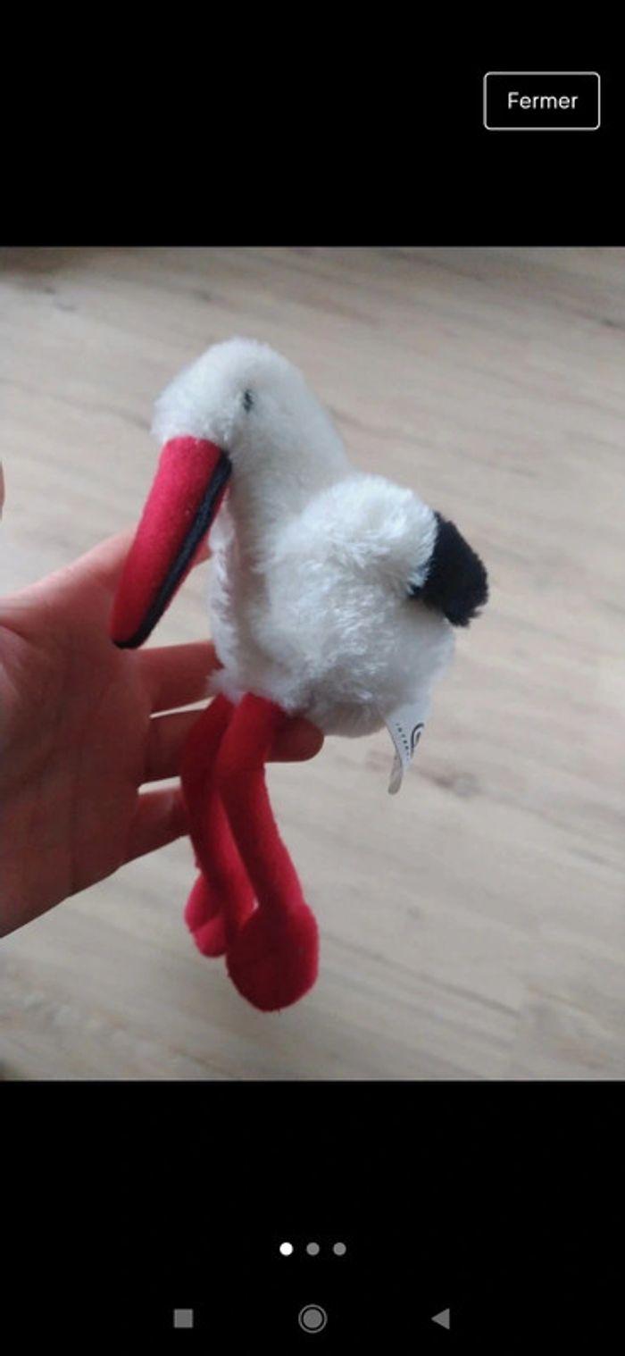 Petite peluche cigogne alsace - photo numéro 1